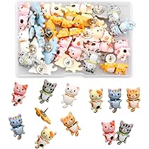 Amazon.co.jp: 画鋲 押しピン 画びょう 30個入り かわいい猫押しピン